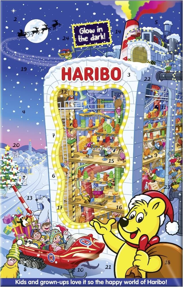 Haribo adventni koledar 2025 300 g Akcija v trgovini Regal Shop