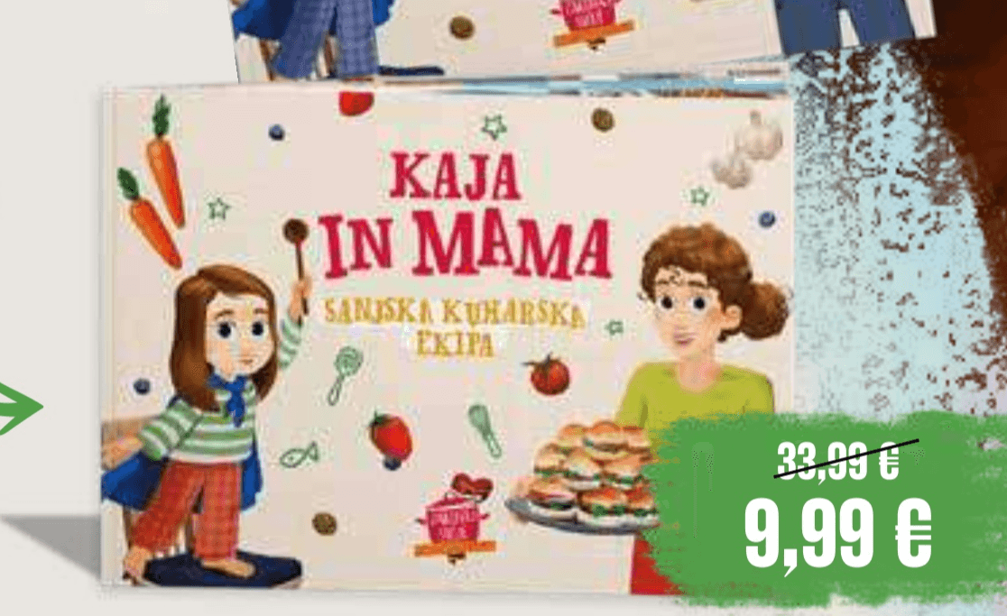 Kaja in mama Sanjska kuharska ekipa - Akcija v trgovini Mercator