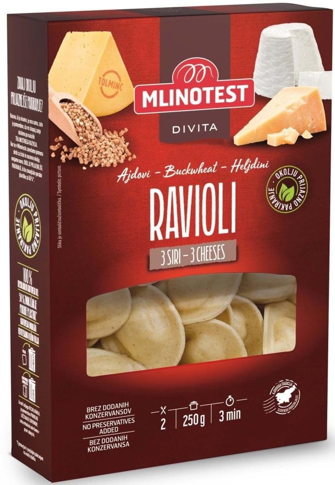Ravioli Divita 250 g ali 500 g - Akcija v trgovini Mercator