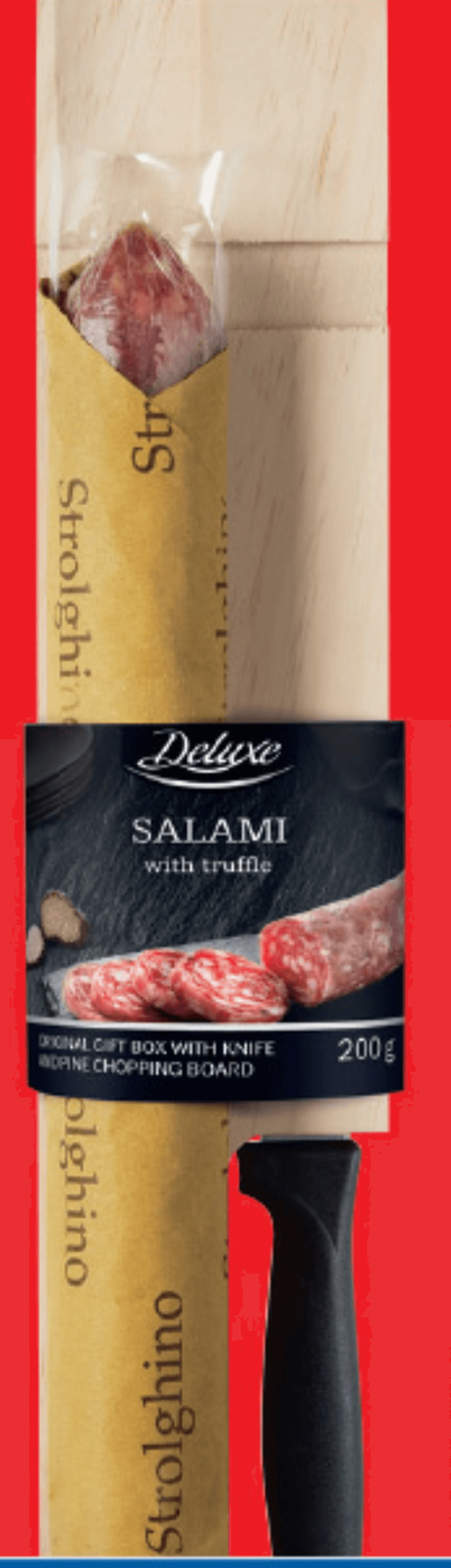 Deluxe Salama Strolghino s tartufi 200 g - Akcija v trgovini Lidl