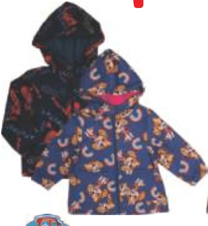 Deška ali dekliška jakna Patrol, Spiderman - Akcija v trgovini E.Leclerc