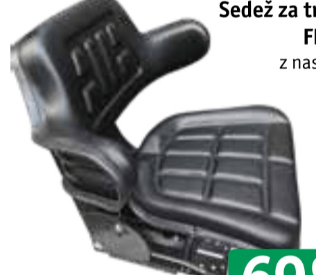 Sedež za traktor FD-810 - Akcija v trgovini Jager