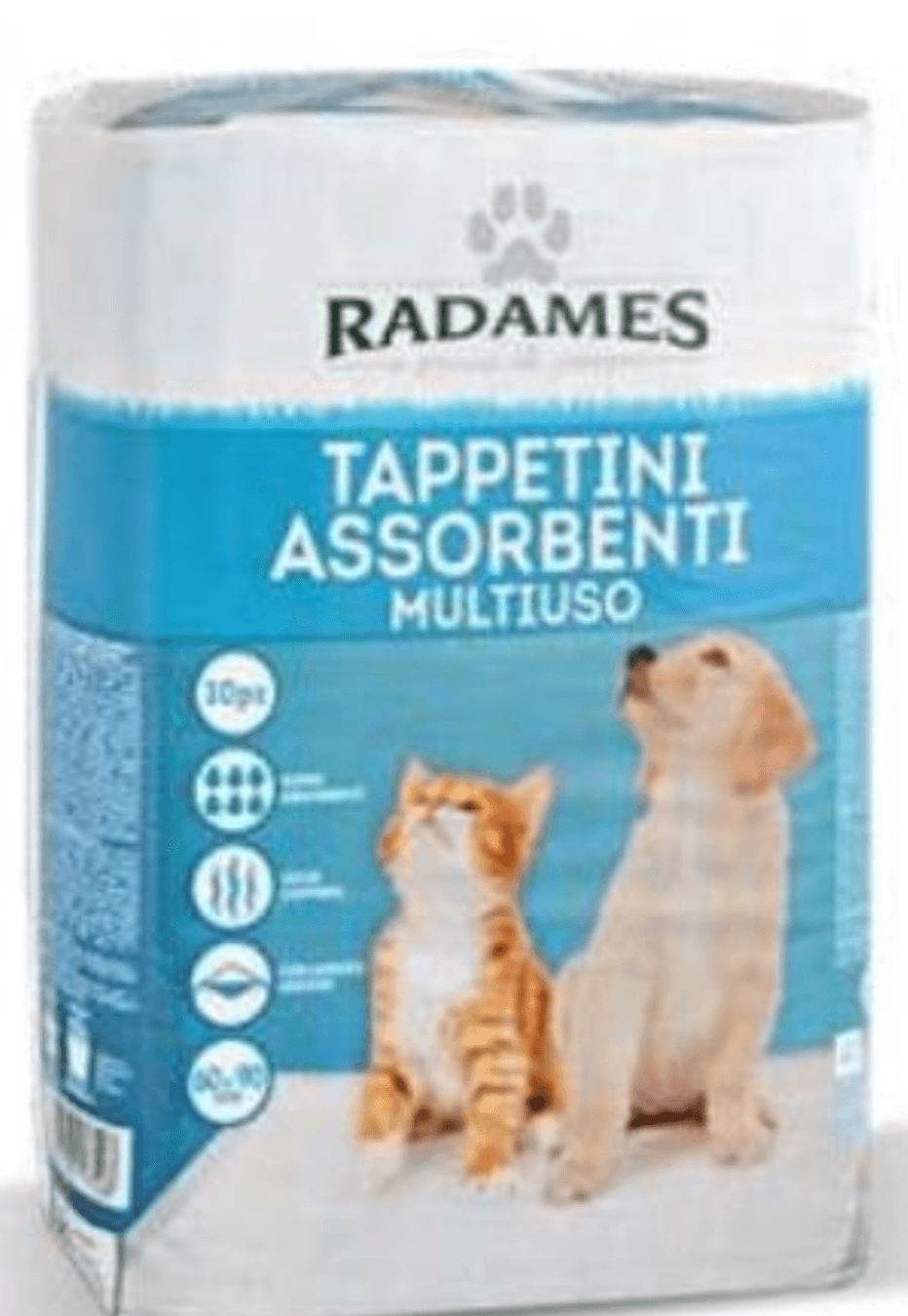 Vpojne podloge za živali Radames 10 kosov - Akcija v trgovini Eurospin