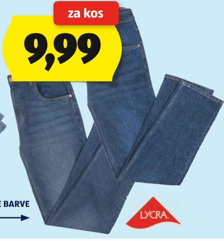 Moške jeans hlače - Akcija v trgovini Hofer