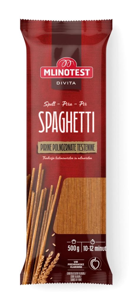Polnozrnati špageti 500 g MLINOTEST - Akcija v trgovini Spar