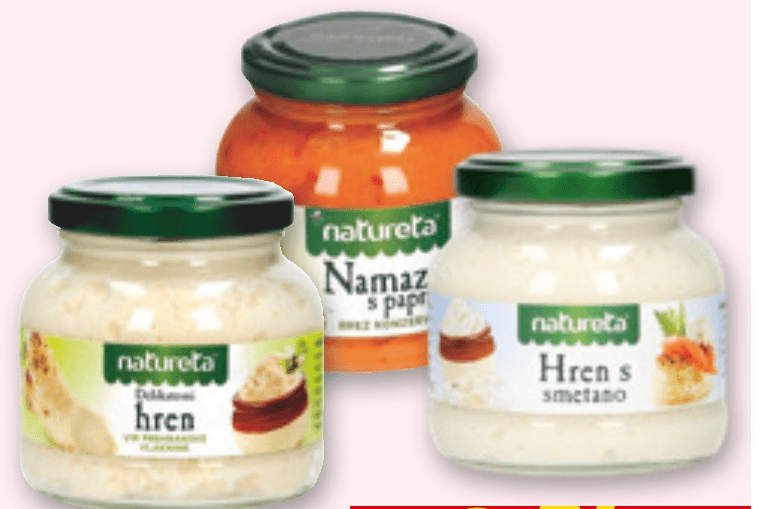 Natureta Izdelki - Akcija v trgovini Spar