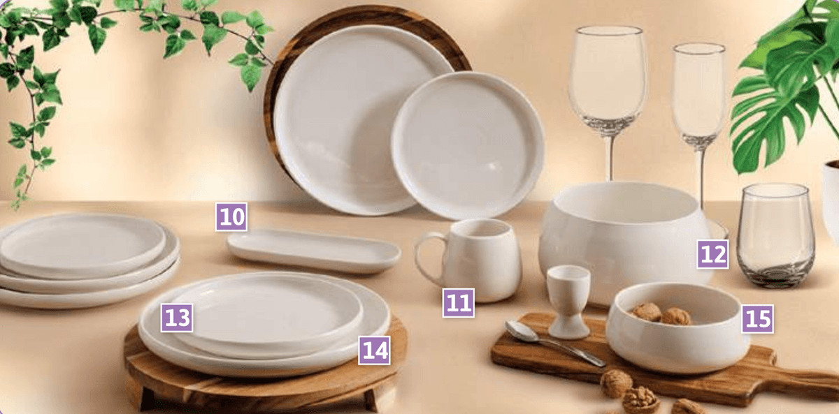 Skledica 15 cm - Akcija v trgovini E.Leclerc