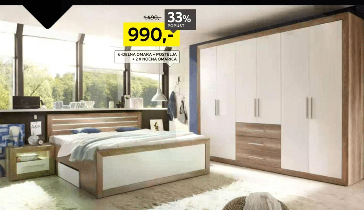 Spalnica - Akcija v trgovini Lesnina