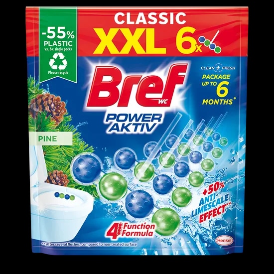 Bref WC obešanke Doypack 6 x 50 g; 5 x 50 g Akcija u trgovini Tuš