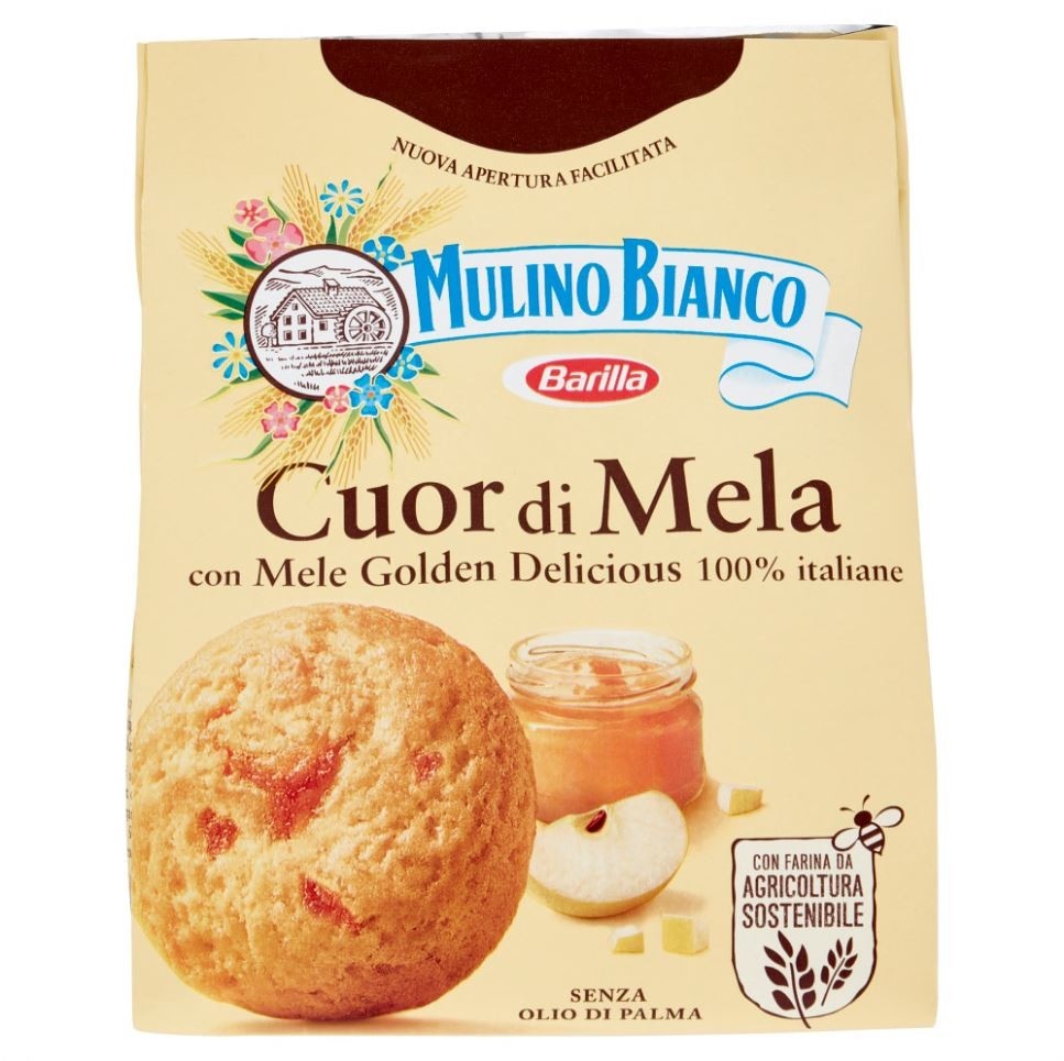 Piškoti Mulino Bianco Cuor di Mela 300 g - Akcija v trgovini Tuš