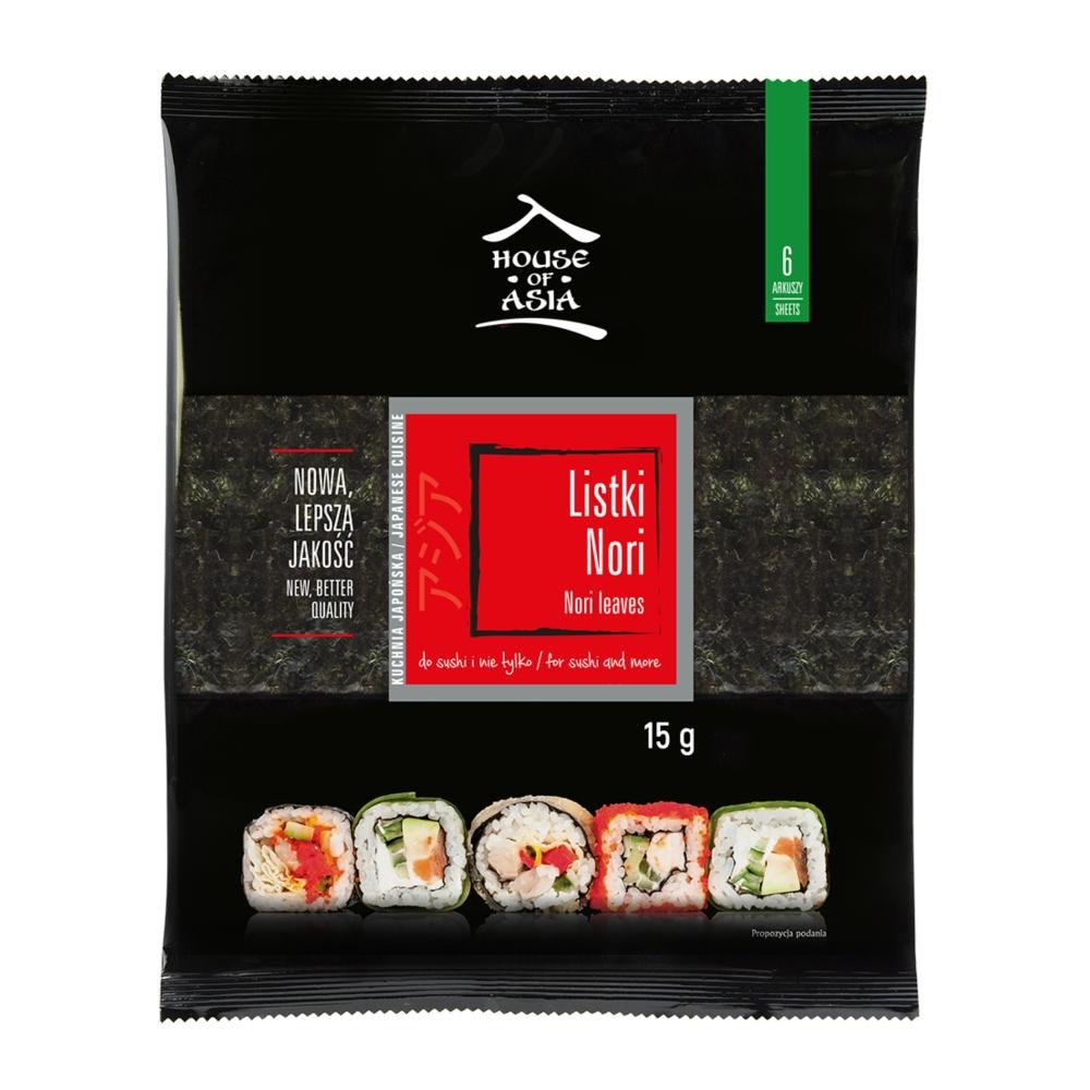Nori alge za suši 15 g House of Asia - Akcija v trgovini Spar