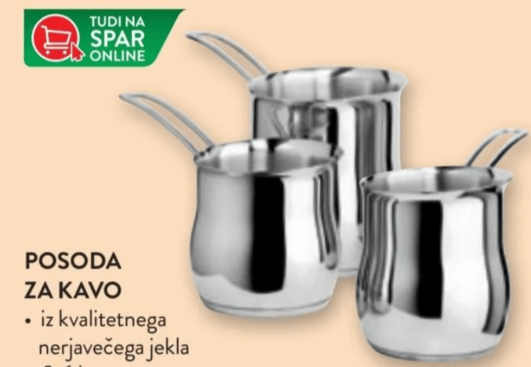 Posoda za kavo 0,6 L - Akcija v trgovini Spar