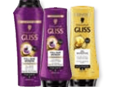 Šamponi in regeneratorji za lase Gliss 250 ml (šamponi), 200 ml (regeneratorji) - Akcija v trgovini Tuš