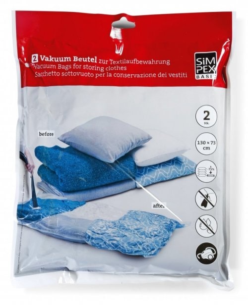 Simpex Vakuumska vreča za shranjevanje 2/1, 73 x 130 cm - Akcija v trgovini Spar