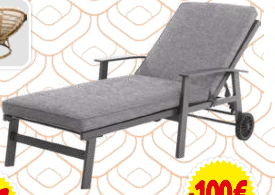 Ležalnik - Akcija v trgovini E.Leclerc