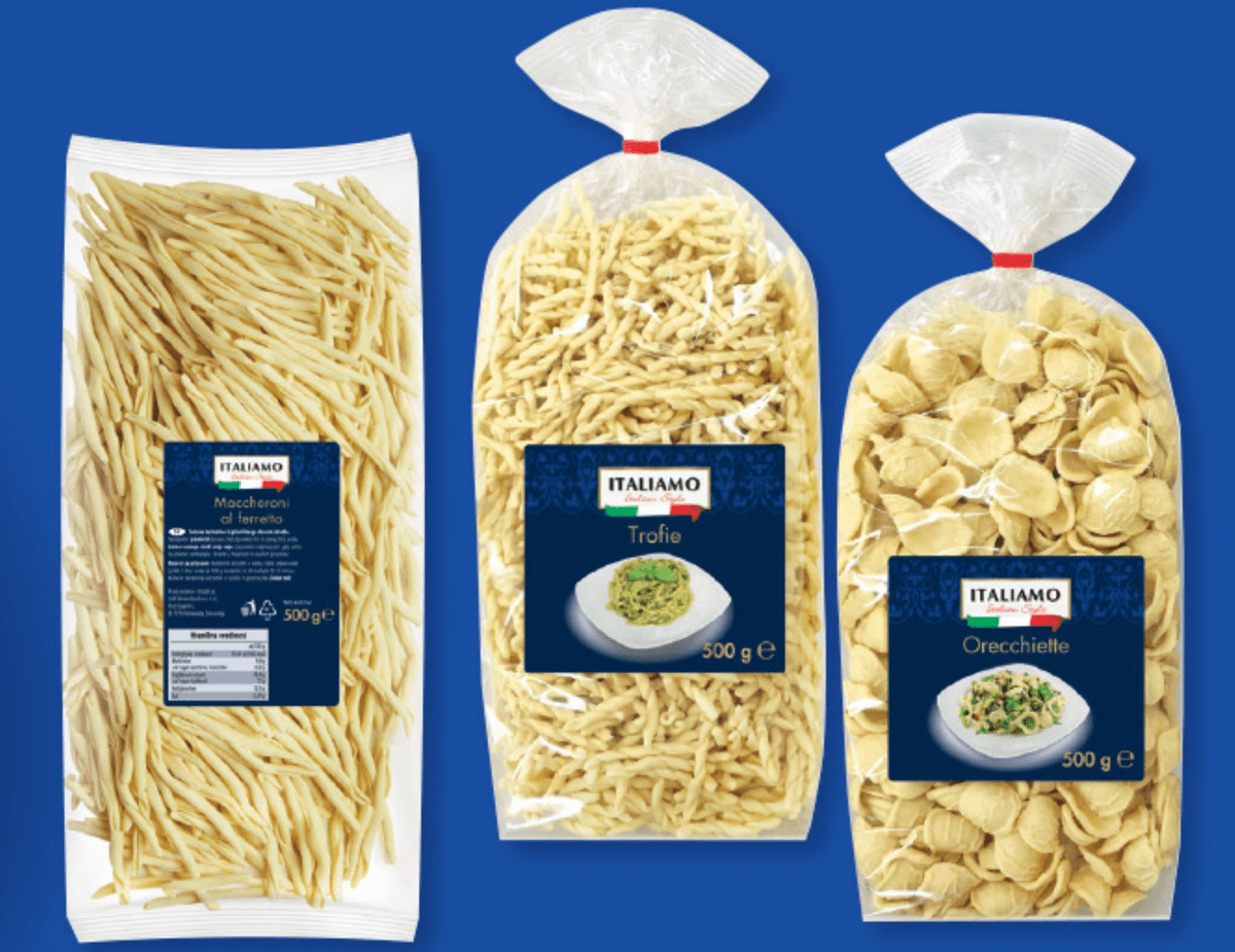 Italiamo Testenine „Rigatonni“ 500 g - Akcija v trgovini Lidl