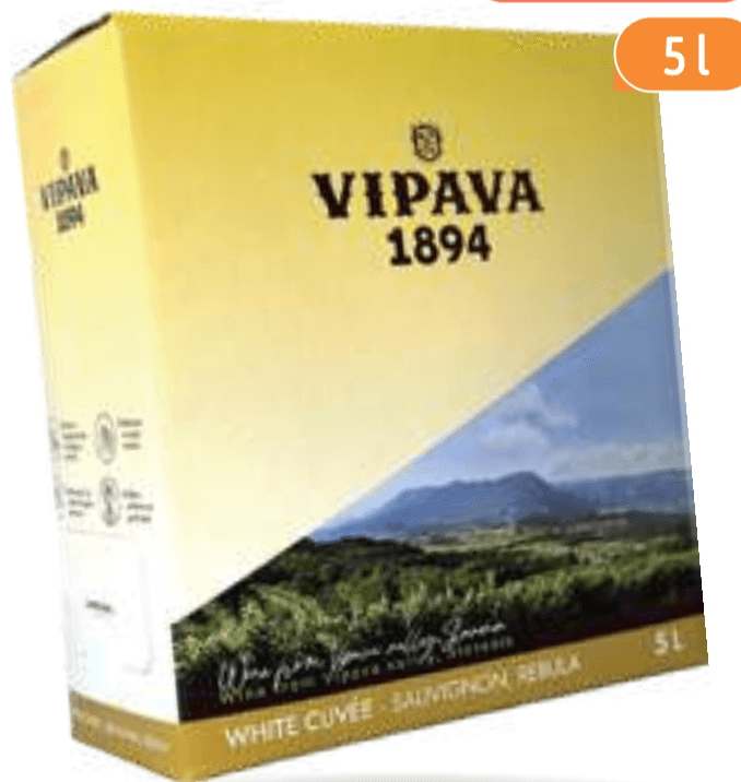 Deželno vino PGO Beli Cuvée "Vipava 1894" 5 l - Akcija v trgovini E.Leclerc