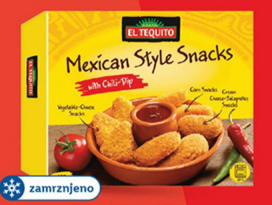 EL TEQUITO Prigrizki na mehiški način 450 g - Akcija v trgovini Lidl