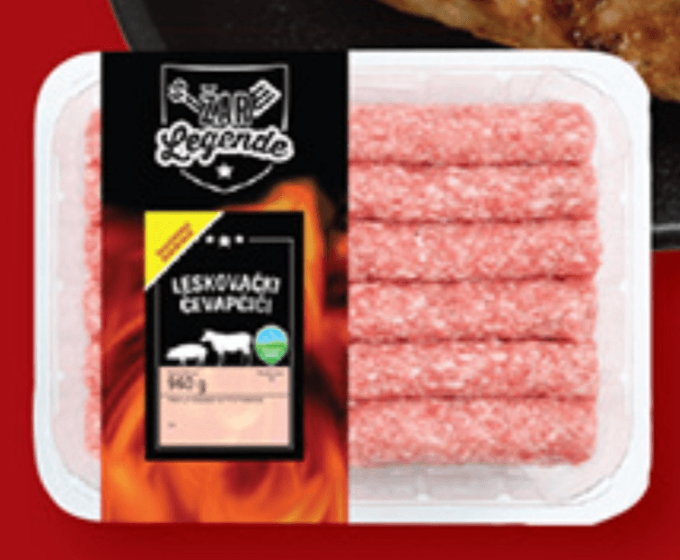 ŽAR LEGENDE Sveži leskovački čevapčiči 960 g - Akcija u trgovini Lidl