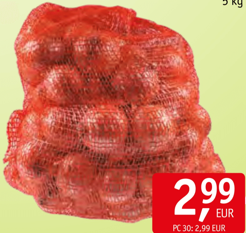 Čebula 5 kg - Akcija v trgovini Jager