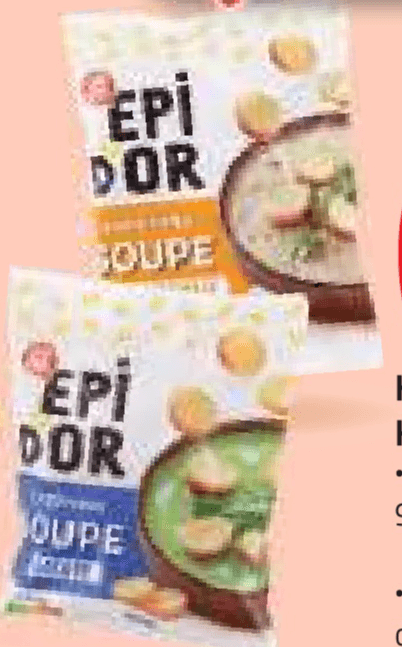 Hrustljave jušne kocke Epi D'or 90 g - Akcija v trgovini E.Leclerc