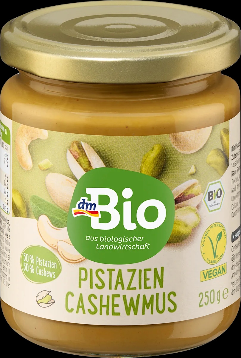 dmBio namaz iz pistacij in indijskih oreščkov 250 g Akcija v trgovini Dm