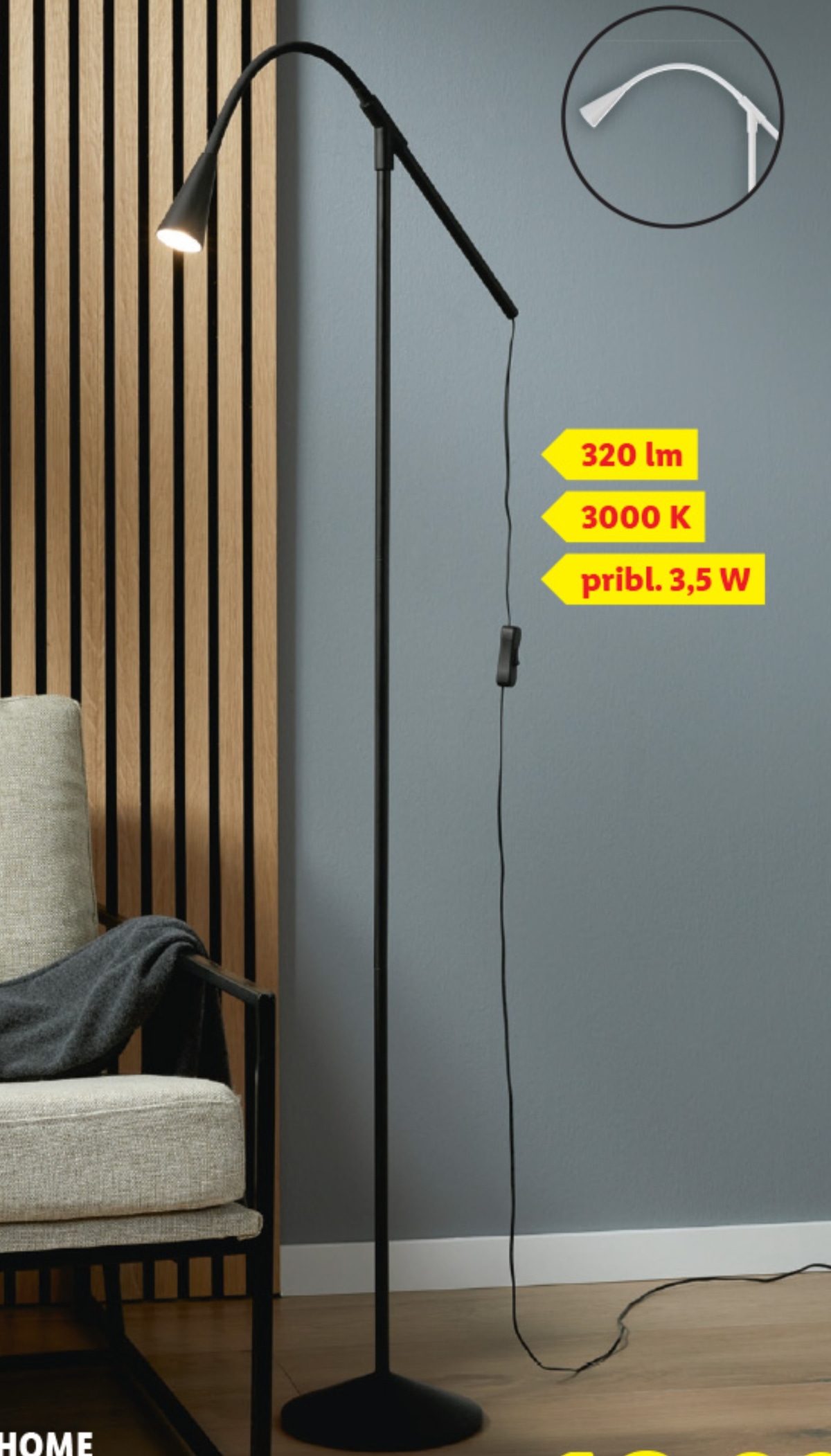 LIVARNO HOME Stoječa LED-svetilka - Akcija v trgovini Lidl