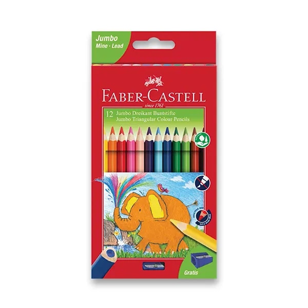 Faber-Castell Lesene barvice 12 kosov - Akcija v trgovini Mueller