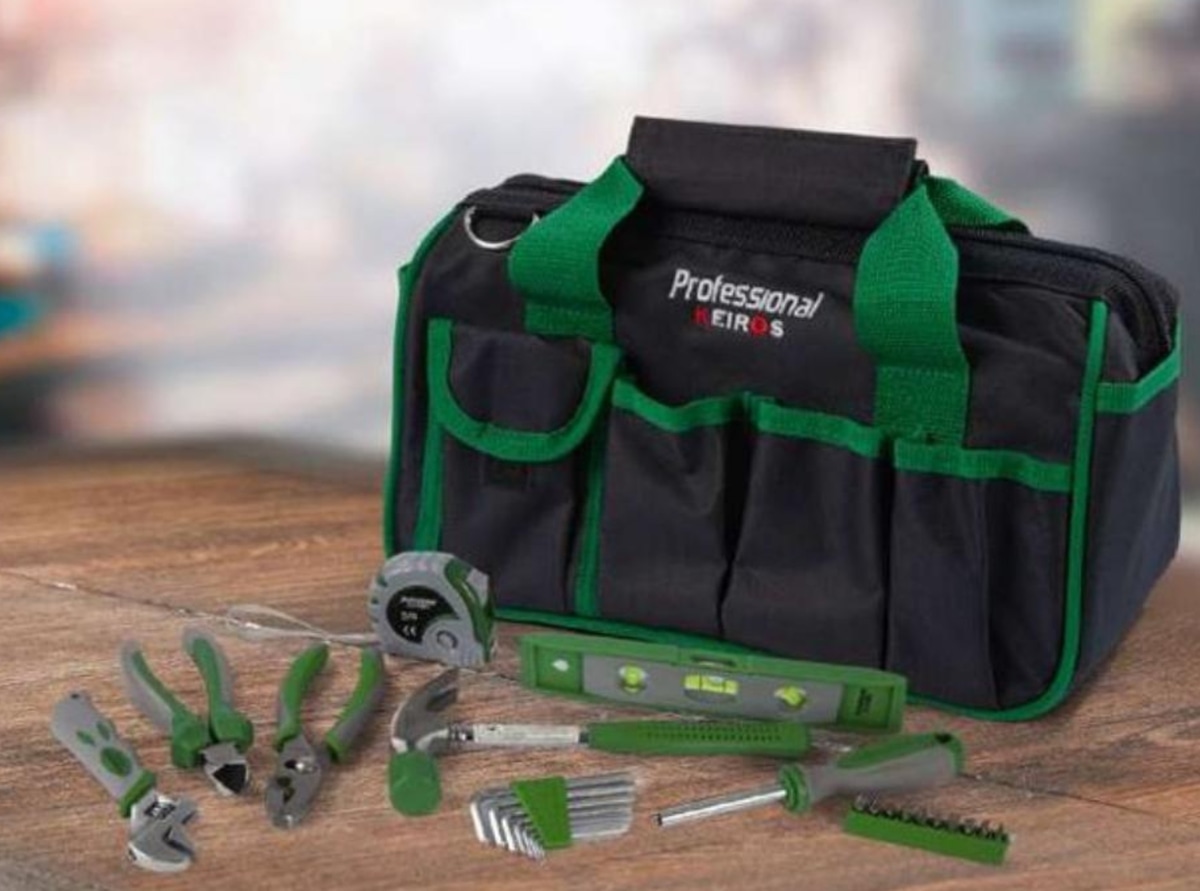 Komplet torbe z orodjem 25 kosov Professional - Akcija v trgovini Eurospin