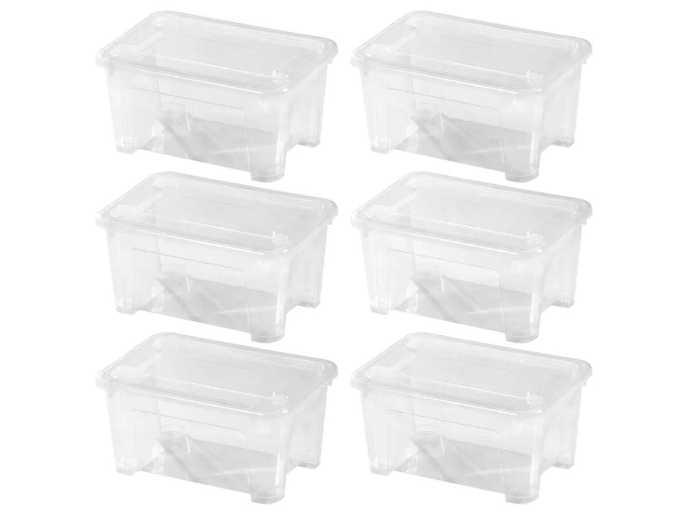 Škatle s pokrovi 2x pribl. 11 l W5 - Akcija v trgovini Lidl