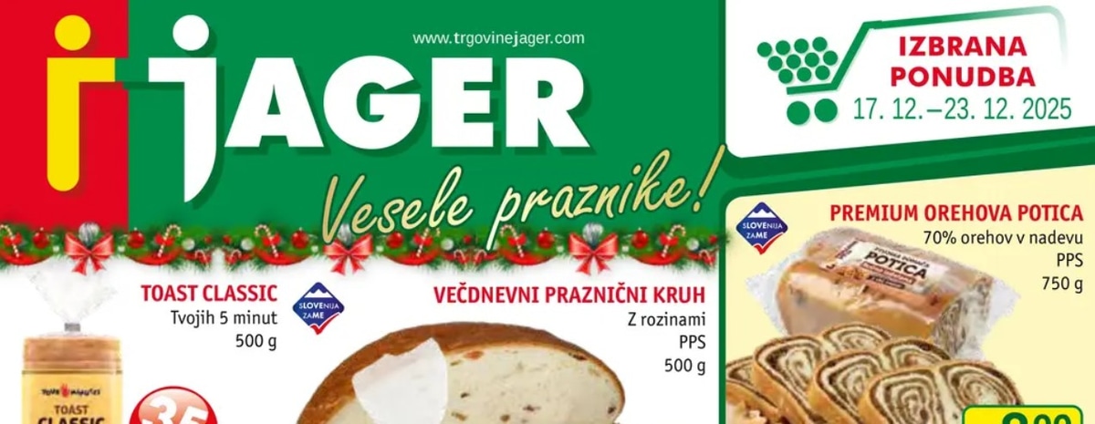 Jager katalog Živila  od 17.12. do 23.12.2025