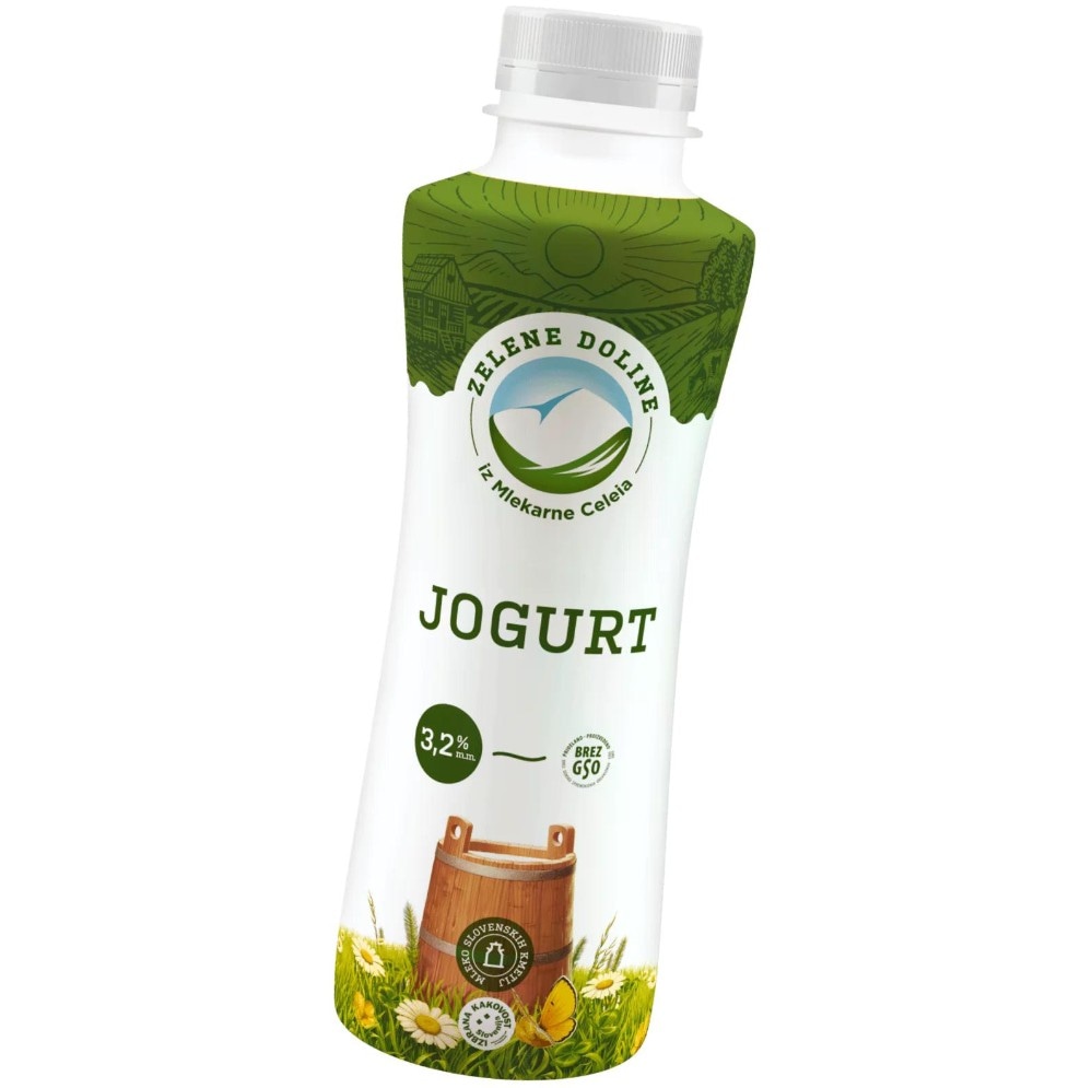 Vsi tekoči jogurti Zelene Doline 500 g Akcija v trgovini Tuš