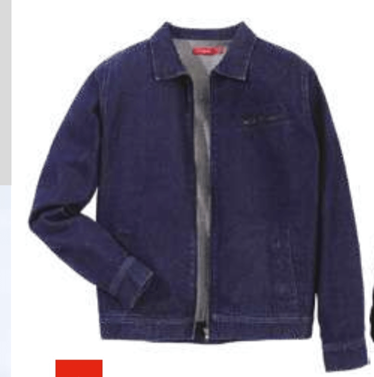 MOŠKA JEANS JAKNA TISSAIA - Akcija v trgovini E.Leclerc