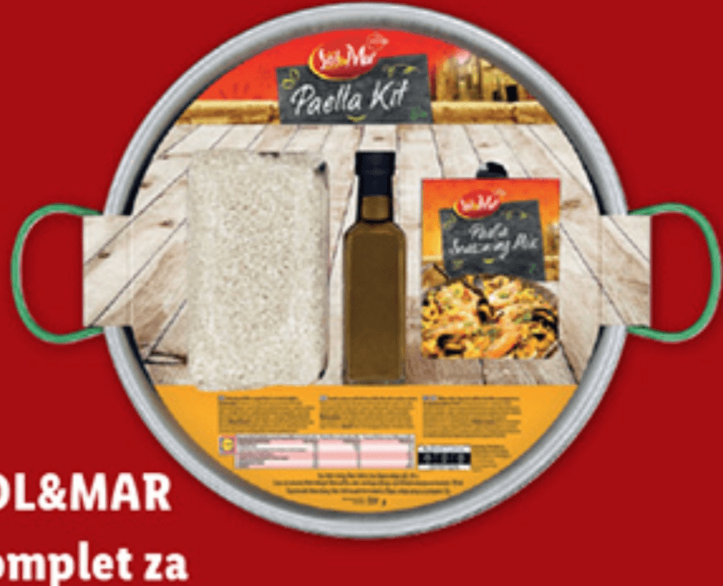 SOL&MAR Komplet za pripravo „Paelle“ - Akcija v trgovini Lidl
