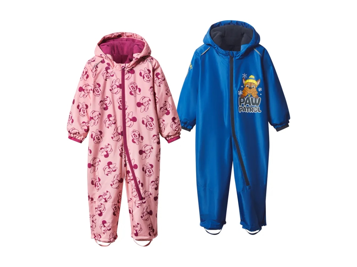 Disney Minnie Mouse / Paw Patrol Zimski kombinezon za dojenčke - Akcija v trgovini Lidl