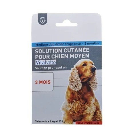 Vitalveto Solution Cutanée pour Chien Moyen - Akcija v trgovini Mr. Pet
