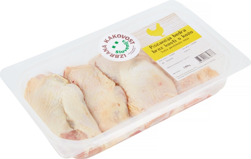 Piščančja bedra brez kosti s kožo Mercator 800 g - Akcija v trgovini Mercator