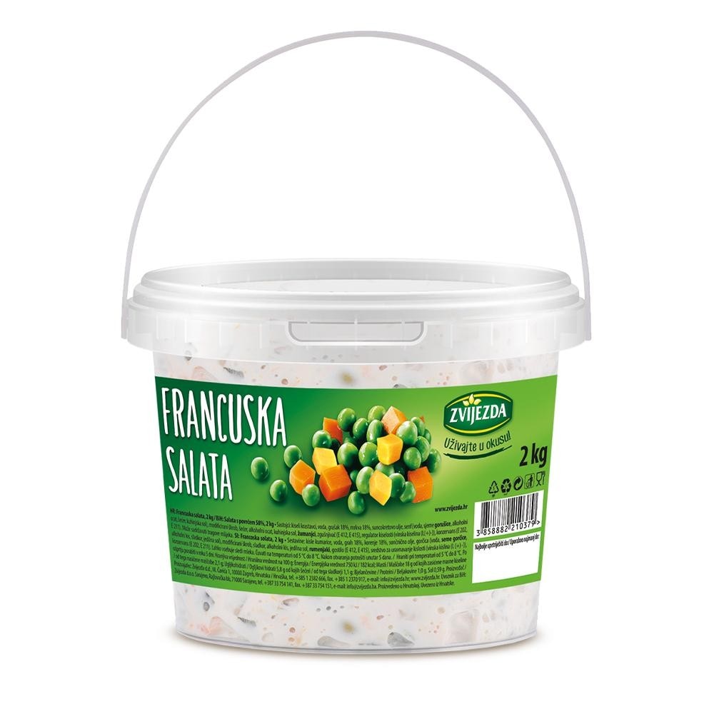 Francoska solata 500 g Zvijezda Akcija v trgovini Jager