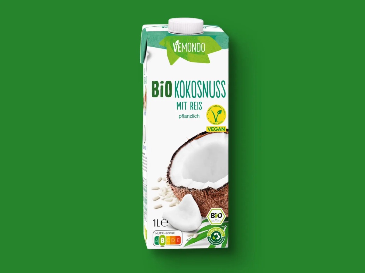 Vemondo Bio rižev napitek s kokosom 1 l - Akcija v trgovini Lidl