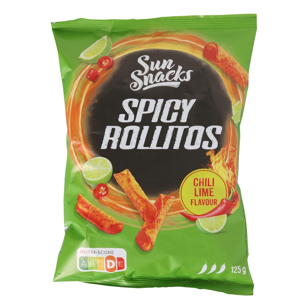 Sun snacks spicy rollitos 125 g Akcija v trgovini Hofer