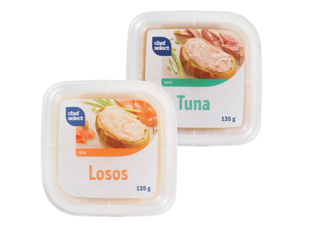 Chef select Tunin/lososov namaz 135 g - Akcija v trgovini Lidl