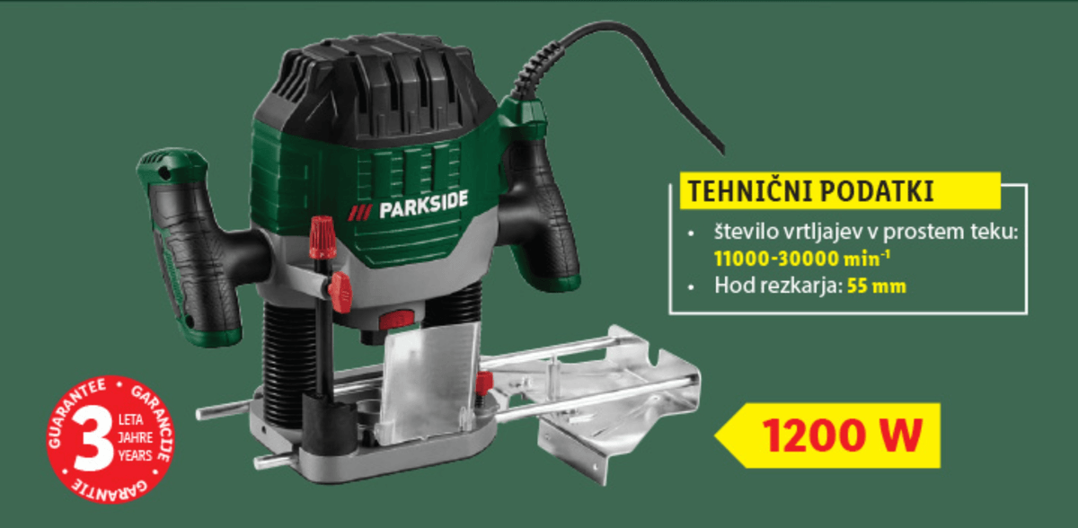 PARKSIDE Nadrezkar 1200 W - Akcija v trgovini Lidl