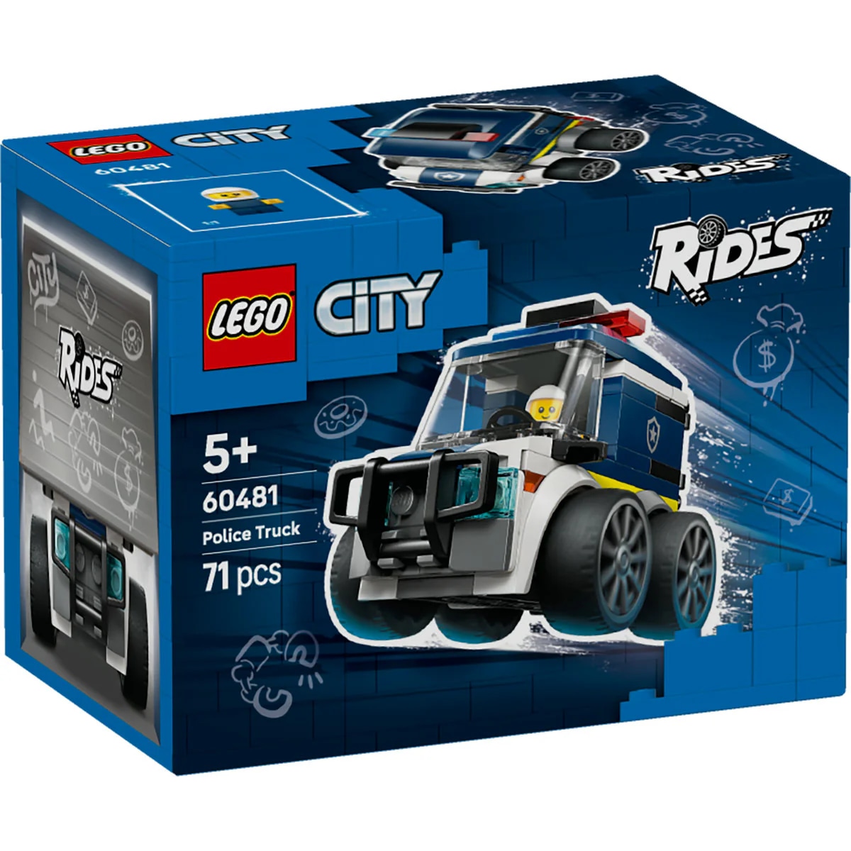 LEGO City prevozi - policijski tovornjak 71 pcs - Akcija v trgovini Regal Shop