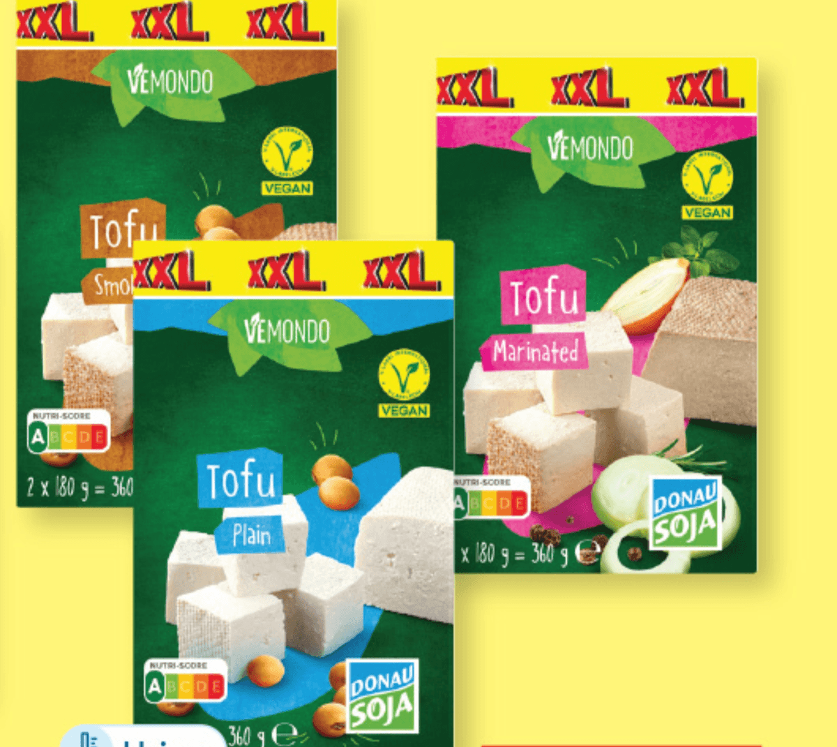 Vemondo Tofu XXL 2 x 180 g - Akcija v trgovini Lidl