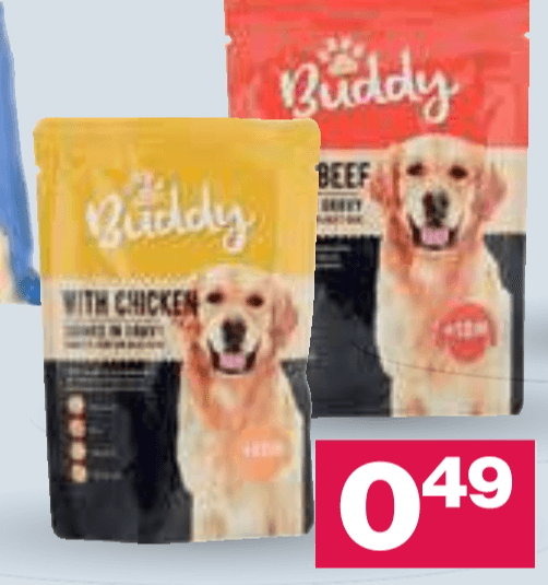Mokra hrana za odrasle pse Buddy 100 g - Akcija v trgovini Mercator