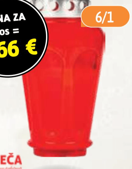 Set sveč Mojca 9/1 - Akcija v trgovini E.Leclerc