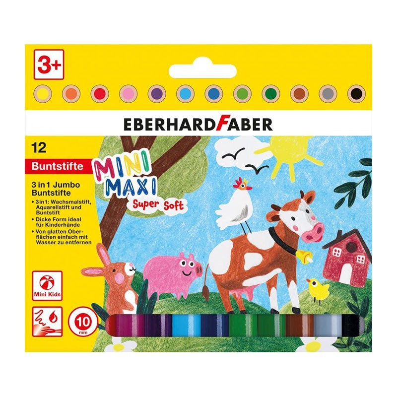 Eberhard Faber barvice Minimaxi 12/1 Akcija v trgovini E.Leclerc