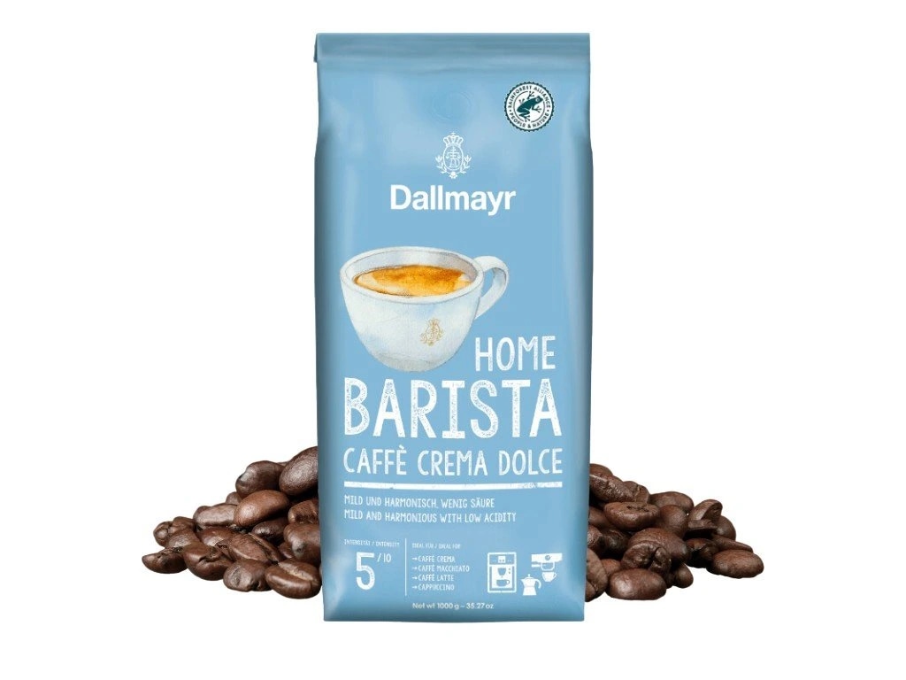 Dallmayr Home Barista Caffé Crema Dolce kava v zrnju 1 kg - Akcija v trgovini Mueller
