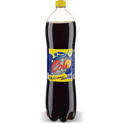 PIJAČA COLA Z OKUSOM LIMONE 1,5 l Blues - Akcija v trgovini Eurospin