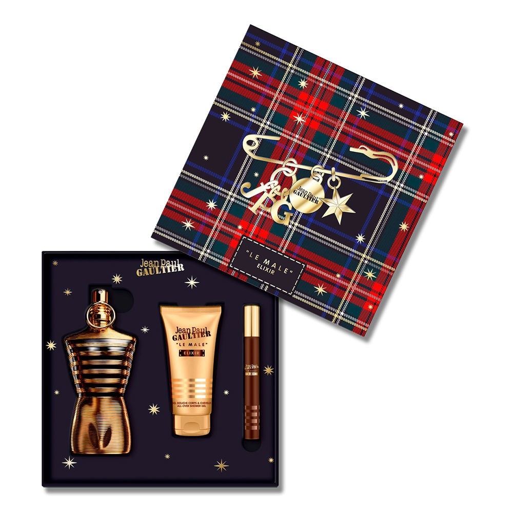 Jean Paul Gaultier Le Male Elixir set 125 ml + 10 ml + gel za tuširanje 75 ml - Akcija v trgovini Kompas Shop